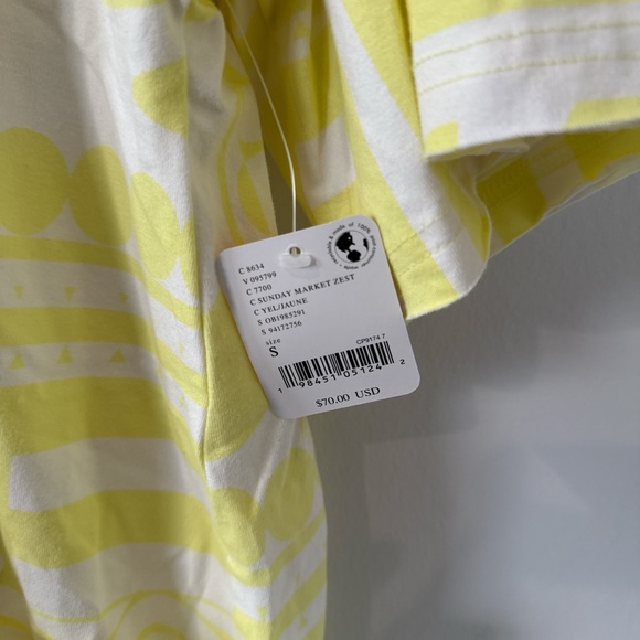 Free People Hot Shot Printed Tee Romper Sunday Market Zest NWT SMALL - Picture 7 of 7